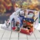 1X (IIECREATE Bútor DIY DollHouse Fa miniatűr babaházak Bútor D5E4