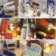 1X (IIECREATE Bútor DIY DollHouse Fa miniatűr babaházak Bútor D5E4