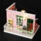 4X (IIECREATE DIY Doll House karácsonyi ajándékok kézzel összeszerelt 3D-s fa modellekS8Z2