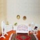 6X (Dollhouse hálószobás bútorkészlet 6 db PCS ágy hintaszék öltözőtükör R2E7