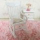 6X (Dollhouse hálószobás bútorkészlet 6 db PCS ágy hintaszék öltözőtükör R2E7