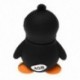 4 GB-os újdonság, aranyos fekete, fehér baba pingvinnal, USB 2.0 flash meghajtó adatai Mem Q2G6
