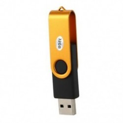 32 GB-os arany elforgatható USB 2.0 Flash memória meghajtó-tároló hüvelykujj toll U C1A2