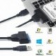 USB 3.0 - 2,5 hüvelykes SATA merevlemez-adapter kábel SDD SATA - USB 3.0. OveJ7