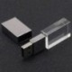 Kristály átlátszó led könnyű fém USB memória meghajtó Pen meghajtó 32 GB USB memo I9L5