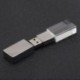 Kristály átlátszó led könnyű fém USB memória meghajtó Pen meghajtó 32 GB USB memo I9L5