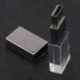Kristály átlátszó led könnyű fém USB memória meghajtó Pen meghajtó 32 GB USB memo I9L5