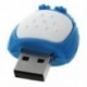 64 GB-os USB 2.0 memóriakártya Flash tollmeghajtó kulcsú bagoly alakú kék Y7F2