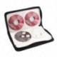 5X (szürke világtérkép mintázatú CD VCD DVD lemeztároló tok, PVC tasak O6K4)