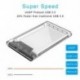 4X (2,5 külső merevlemez-meghajtó tok SSD / HDD Caddy USB 3.0 hordozható SolidU9Y9