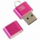 1X (Alumínium USB 2.0 hordozható memóriakártya-olvasó adapter Micro-SD kártya / M5N6 számára