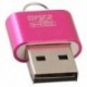 1X (Alumínium USB 2.0 hordozható memóriakártya-olvasó adapter Micro-SD kártya / M5N6 számára