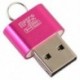1X (Alumínium USB 2.0 hordozható memóriakártya-olvasó adapter Micro-SD kártya / M5N6 számára