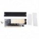 8X (M.2 Nvme Ssd adapter M2 - Pcie 3.0 X16 vezérlőkártya M kulcs interfész K7H8