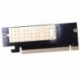 8X (M.2 Nvme Ssd adapter M2 - Pcie 3.0 X16 vezérlőkártya M kulcs interfész K7H8