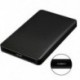 6X (2,5 hüvelykes kockás kialakítású USB3.1 SATA HDD tok ház HDD külső merevlemez X9B6