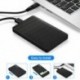 6X (2,5 hüvelykes kockás kialakítású USB3.1 SATA HDD tok ház HDD külső merevlemez X9B6