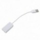 1X (USB 2.0 virtuális 2.1 csatornás audiohatás 7.1 T5X6 3D hangkártya adapter)