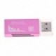 Műanyag ház, átlátszó fedél, USB 2.0 interfész SD TF MMC RSMMC memóriakártya P4A3 G2B0