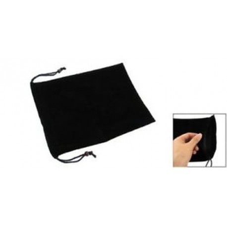 Fekete húzózsinórral bársony hüvelyes táska 7 &quot -es Android Tablet PC MID Kindl A8I7-hez