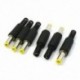 5,5 mm x 2,5 mm DC tápcsatlakozók Hordócsatlakozók fekete 6 darabos H4E0