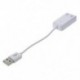 1x (3,5 mm-es mikrofon fülhallgató-csatlakozó USB 2.0 hangkártya hangszóró audio adaptert H2B0