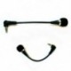 Rugalmas, 3,5 mm-es Jack Mini mikrofon mikrofon PC laptop asztali Skype Yahoo B Y3H8