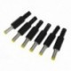 5,5 mm x 2,5 mm DC tápcsatlakozók Hordócsatlakozók fekete 6 darabos Y8F3