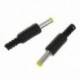 5,5 mm x 2,5 mm DC tápcsatlakozók Hordócsatlakozók fekete 6 darabos Y8F3
