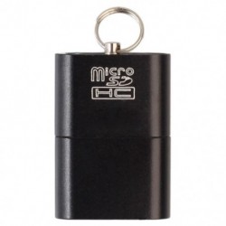 Alumínium USB 2.0 hordozható memóriakártya-olvasó adapter Micro-SD kártya / TF W8Q1 számára