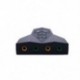 1X (Új virtuális 7.1 CH-csatornás USB 2.0 3D audiokártya adapter Mic Speak V6J5