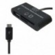 3in1 Micro USB adapter SD kártyaolvasó kártyaolvasó az OTG mobiltelefonhoz Új O8U1