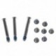 6X (Apple MacBook pro 13 hüvelykes, 15 hüvelykes, 17 hüvelykes hátlap-csavar MacBook H1F4-hez