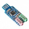 1X (Ingyenes illesztőprogram CM108 USB hangkártya USB hangkártya Chip Blue U7Q7)