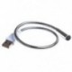 2X (Mini 1LED USB lámpa, könnyű, rugalmas utazás PC-s noteszgéphez M2O7)
