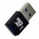 Mini 5 Gbps nagy sebességű USB 3.0 Micro-SD / SDXC TF adapterkártya-olvasó F5Q4