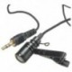 2X (3,5 mm-es minifonó mini mikrofon mikrofon beszéd nyakkendő illesztés Lavalier Jack Lec G5L3