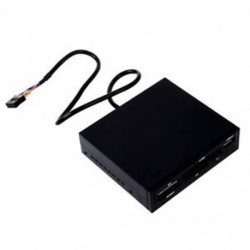 3.5 `` ALL IN 1 belső USB 2.0 kártyaolvasó 9-tűs villogó memória sd O6B8