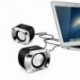 1X (USB 2.0 notebook hangszórók, vezetékes sztereó mini számítógép-hangszóró az L2M8 asztali számítógéphez)