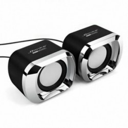 USB 2.0 notebook hangszórók vezetékes sztereó mini számítógép-hangszóró a La O5Y3 asztali számítógéphez