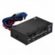 Multifuntion 5.25 &quot Media Dashboard kártyaolvasó USB 2.0 USB 3.0 20 tűs e-SAT K9P7