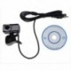 5X (USB webkamera webkamera MIC CD-vel az asztali PC laptophoz, fekete U4W7)