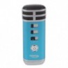 Mini 3,5 mm-es mikrofon karaoke lejátszó PC / Telefon / PSP / MP4 / MP3 Kék M7T6-hoz