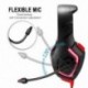 1X (ONIKUMA játékszerű fülhallgató mikrofonnal a PS4 PC Mac laptop hordozható tabletta Xbox One készülékhez, W N5W4
