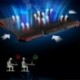 laptop hűtő hűtőpad Silence-rel 5db LED-ventilátorok USB 2.0 állítható Nem X6H5