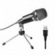 2X (USB mikrofon, Plug &amp  Play Home Studio USB kondenzátor mikrofon a Skyp C4Z3-hoz
