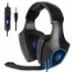 2X (SADES SA819 Gaming Headset Headset kábelezett 3,5 mm PC / XboxOne / PS4 fülhallgatóval V4M9