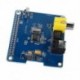 5x (SC07 Raspberry Pi HIFI DiGi   digitális hangkártya I2S SPDIF optikai szál P0M2