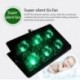 6X (nuoxi 6 LED-es ventilátoros hűtőbetét alumínium hordozható számítógép hűtőlapja 14 hüvelykes Q2V3-hoz