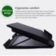 6X (nuoxi 6 LED-es ventilátoros hűtőbetét alumínium hordozható számítógép hűtőlapja 14 hüvelykes Q2V3-hoz